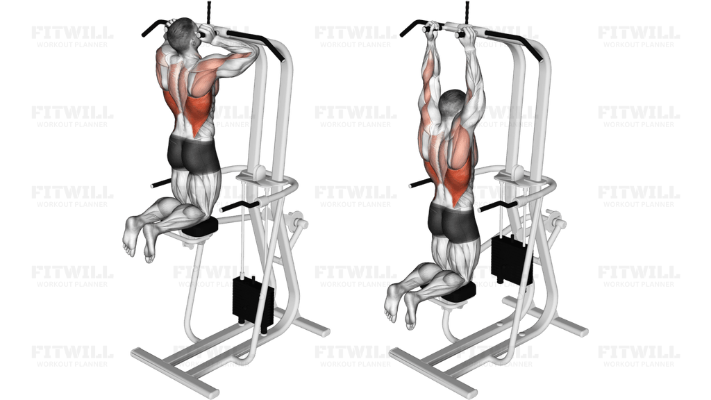 Assisted Parallel Close Grip Pull-up
