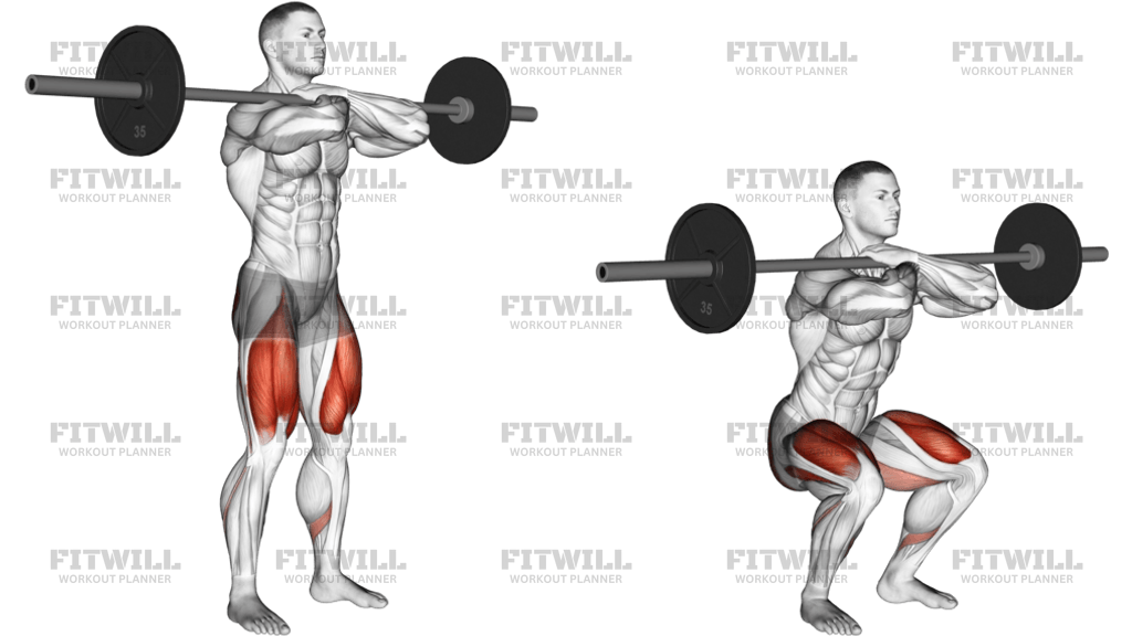 Barbell Front Squat