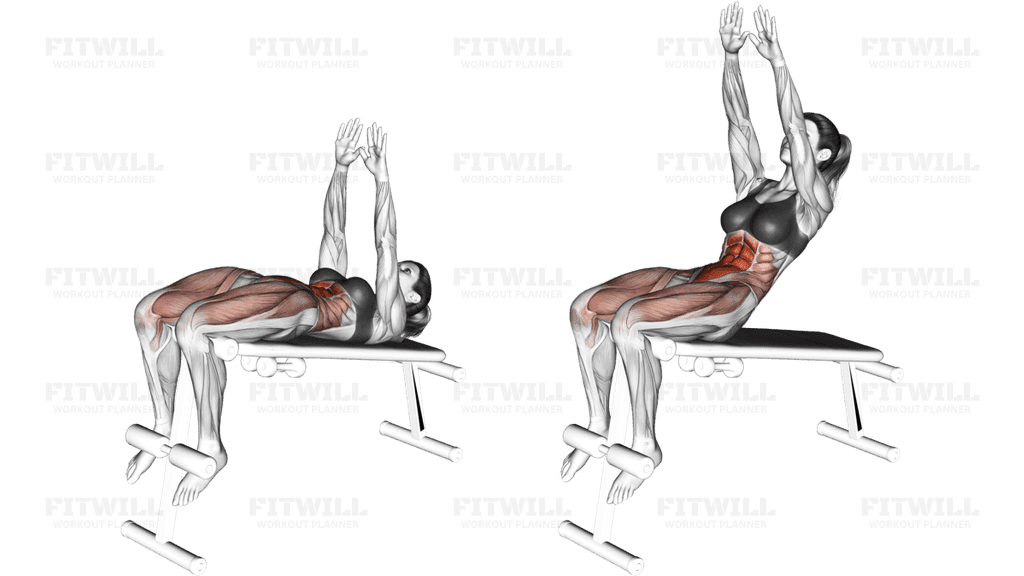 Decline Sit-up (arms straight)