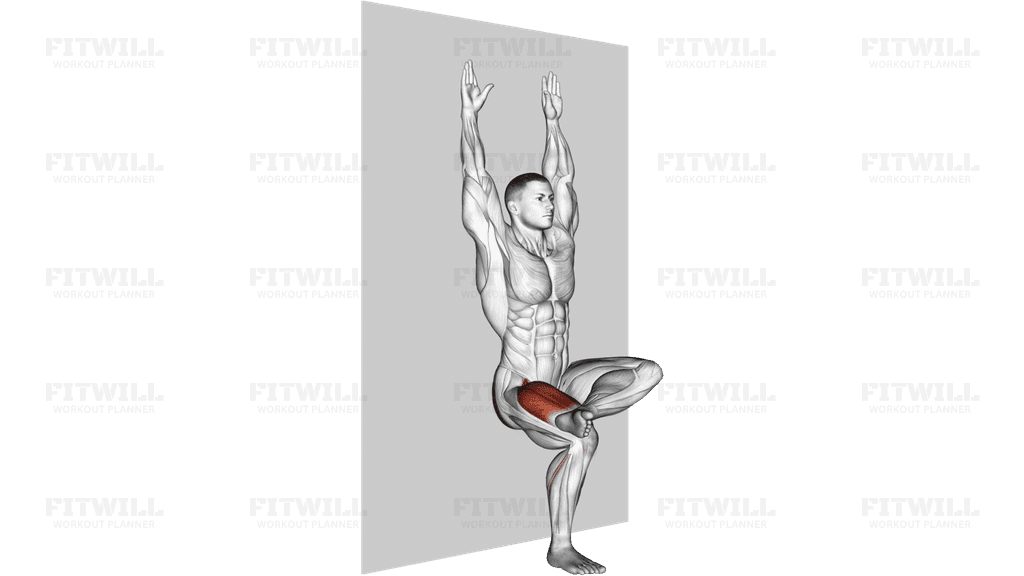 Single Leg Sit (wall)