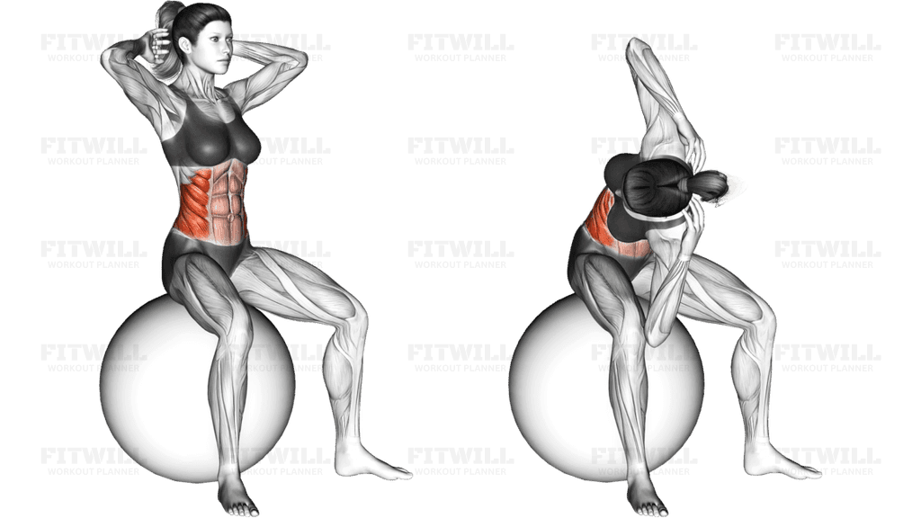 Spinal Stretch (on stability ball)