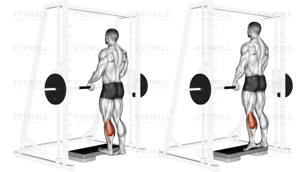 Smith Calf Raise (with block)