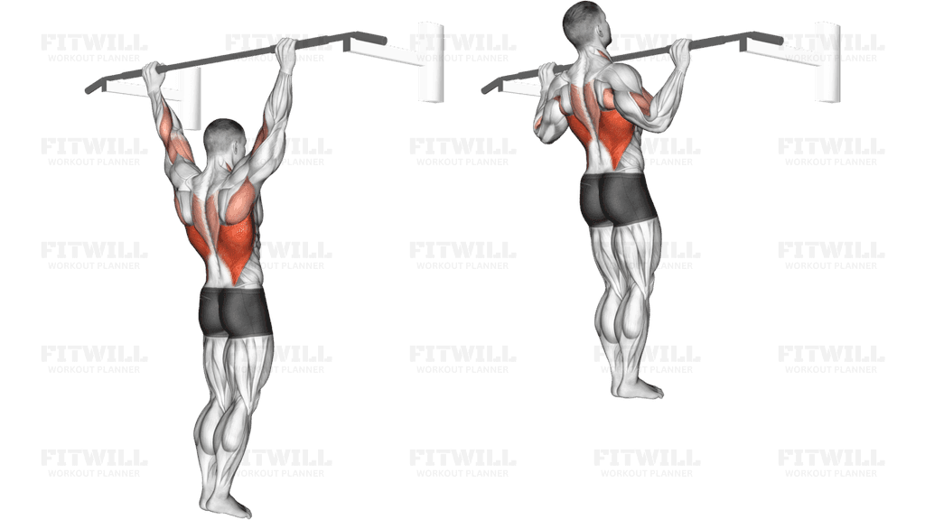 Wide Grip Pull-Up