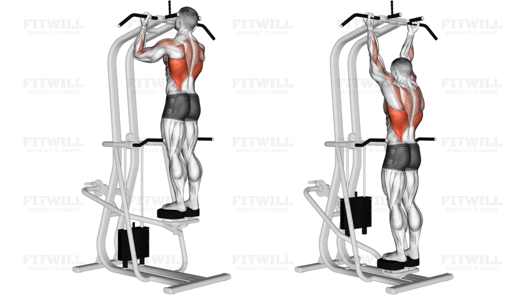Assisted Standing Chin-Up