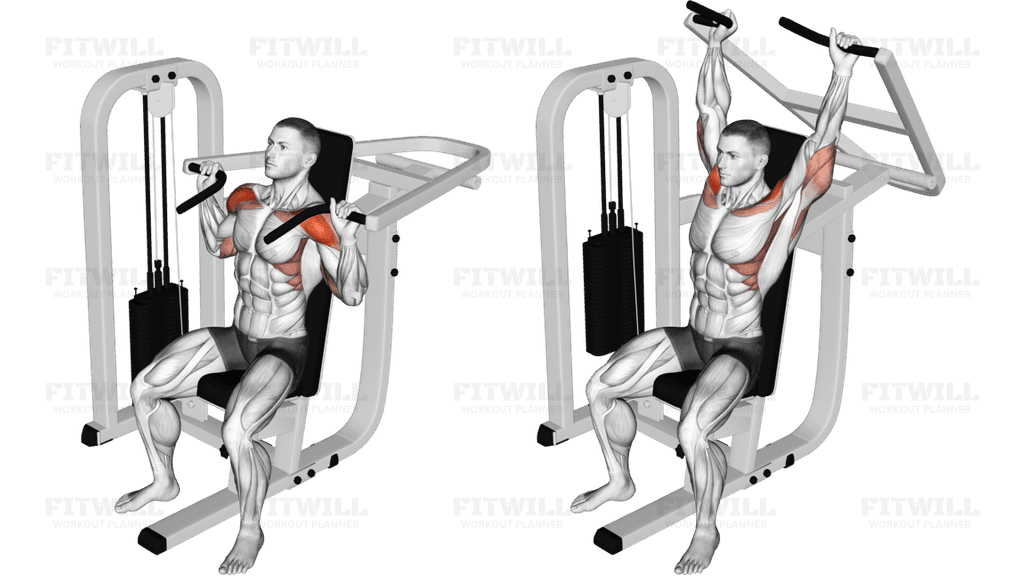 Lever Seated Shoulder Press