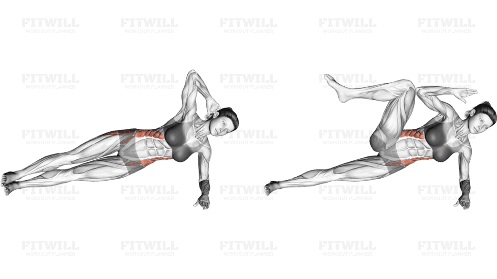 Lateral Side Plank (bent leg)