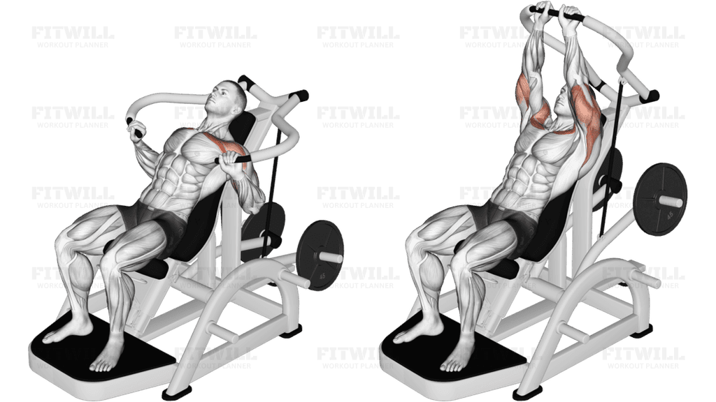 Lever Incline Chest Press (versions 2)