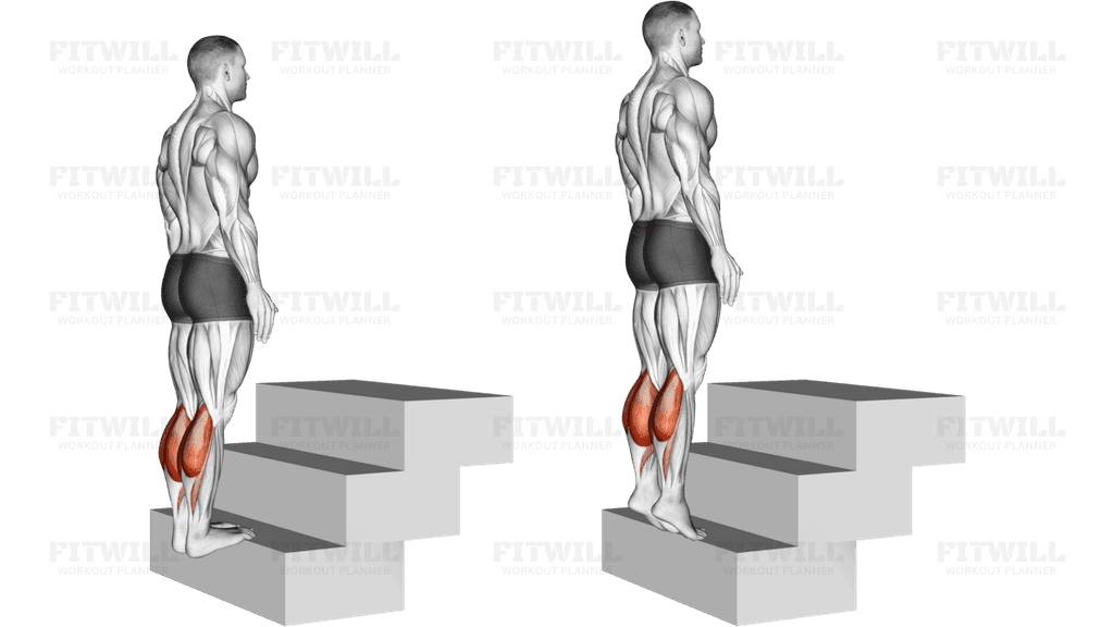 Standing Calf Raise (On a staircase)