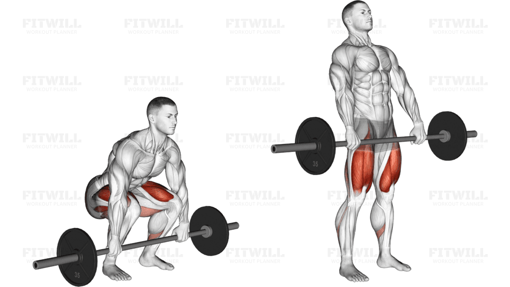 Barbell Clean Deadlift