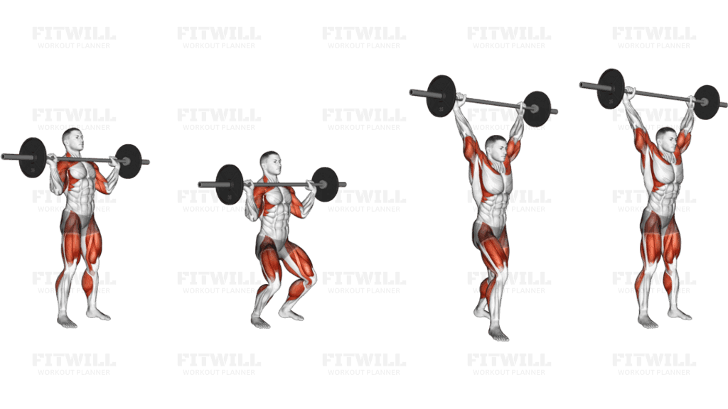 Barbell Split Jerk