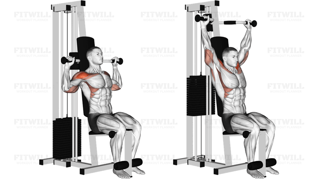 Lever Cable Shoulder Press