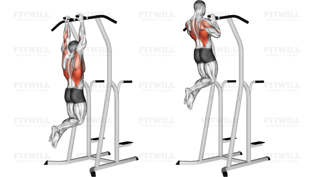 Hammer Grip Pull-up on Dip Cage