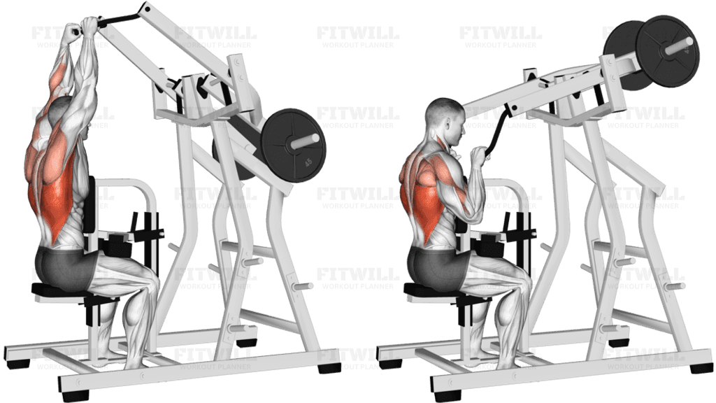 Lever Lateral Pulldown (plate loaded)