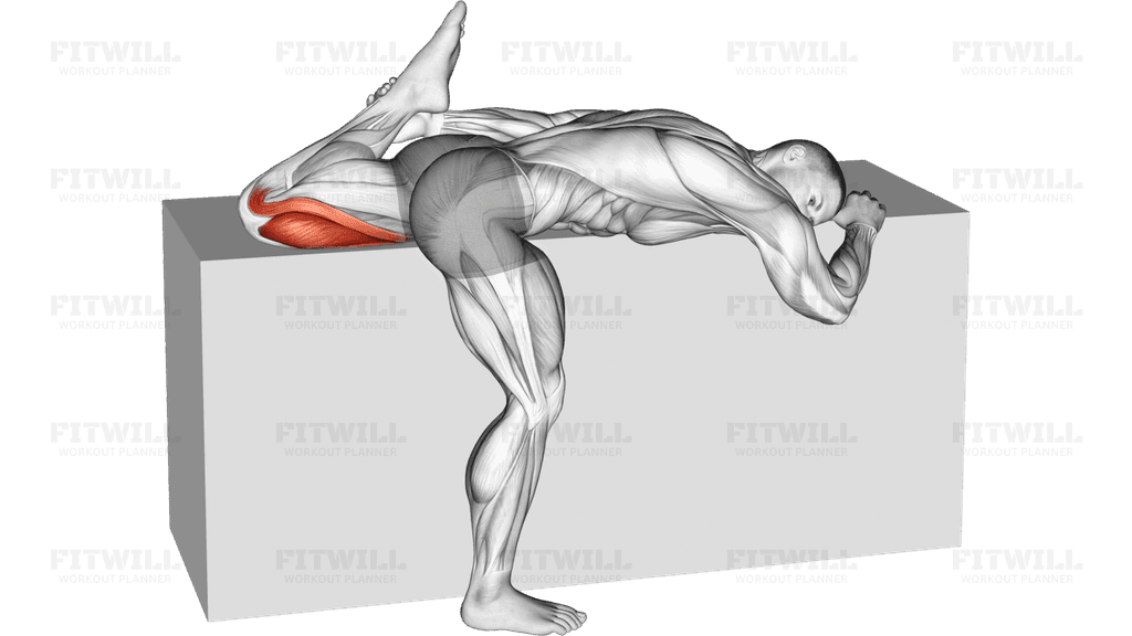 Quadriceps Stretch On Box