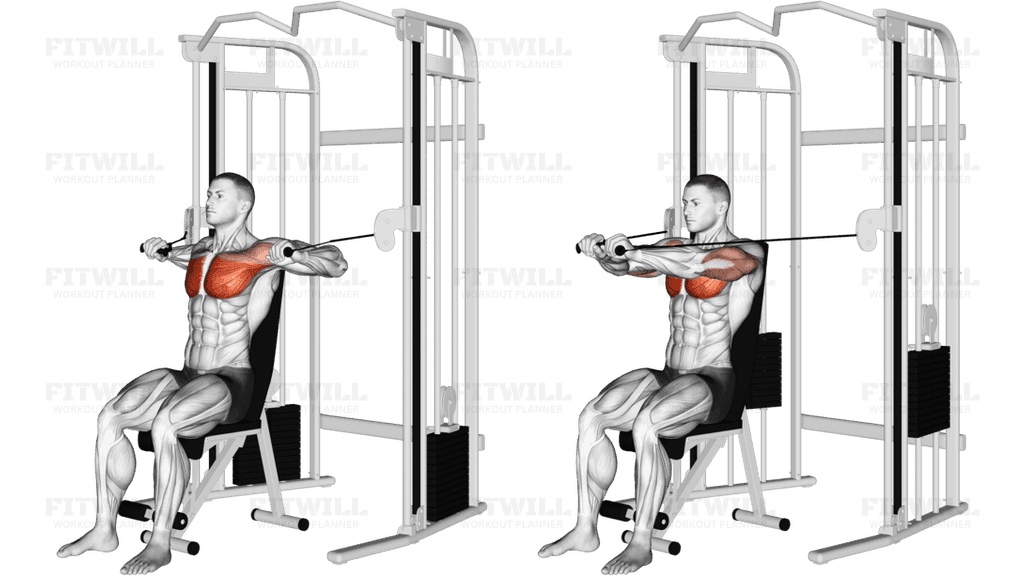 Cable Seated Chest Press