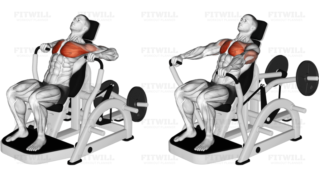 Lever Decline Chest Press (VERSION 2)