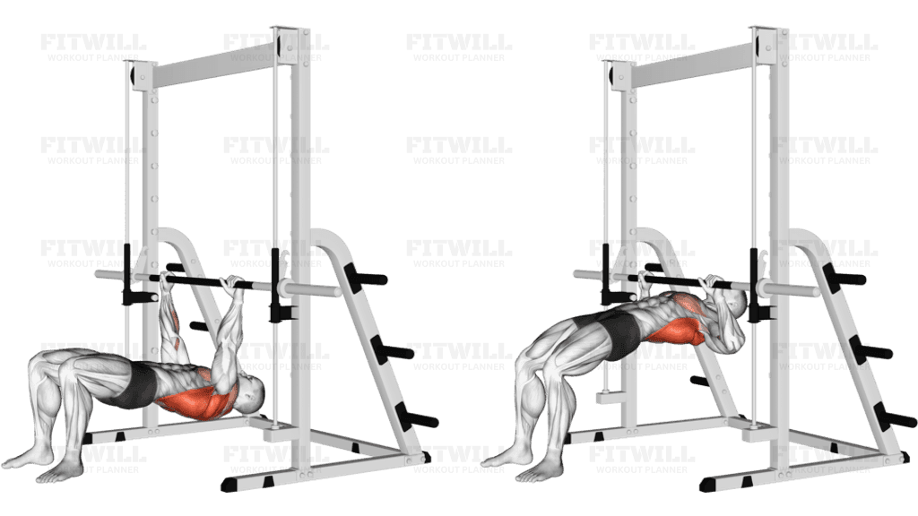 Inverted Row Bent Knees