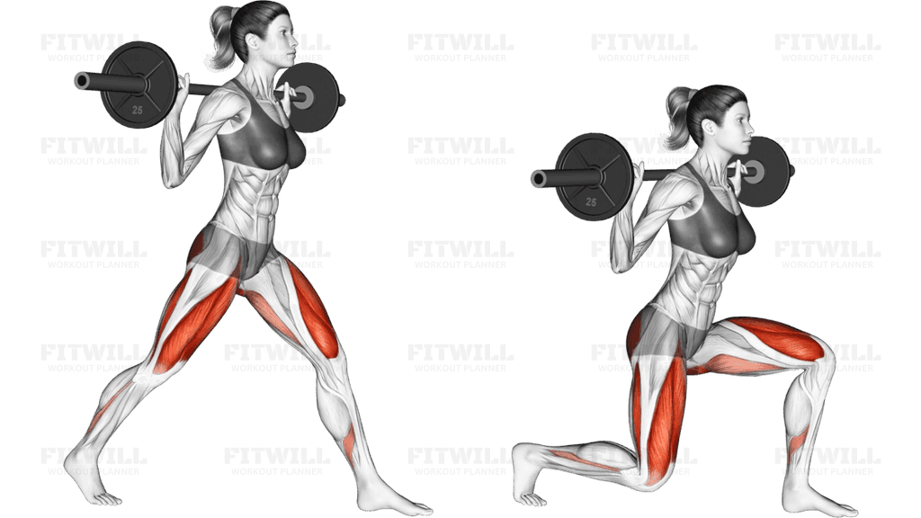 Barbell Split Squat