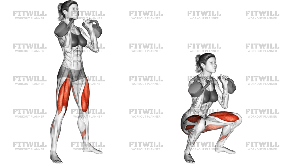 Kettlebell Front Squat