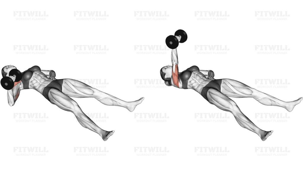 Dumbbell Alternating Floor Press