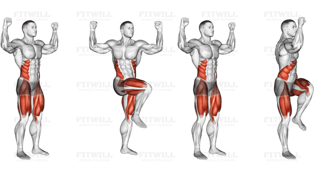 Elbow To Knee Twists