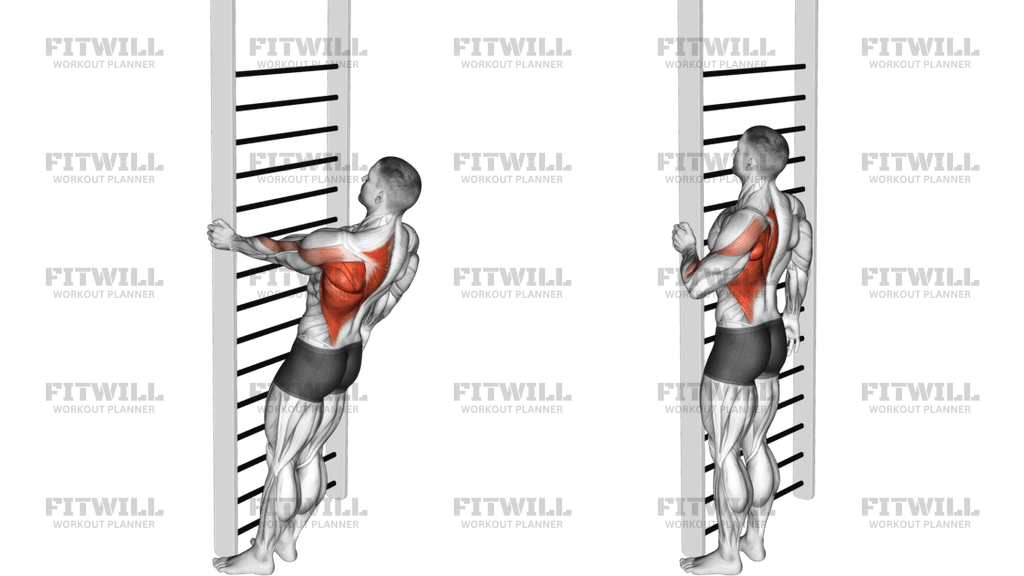 Bodyweight Standing Close-grip One Arm Row