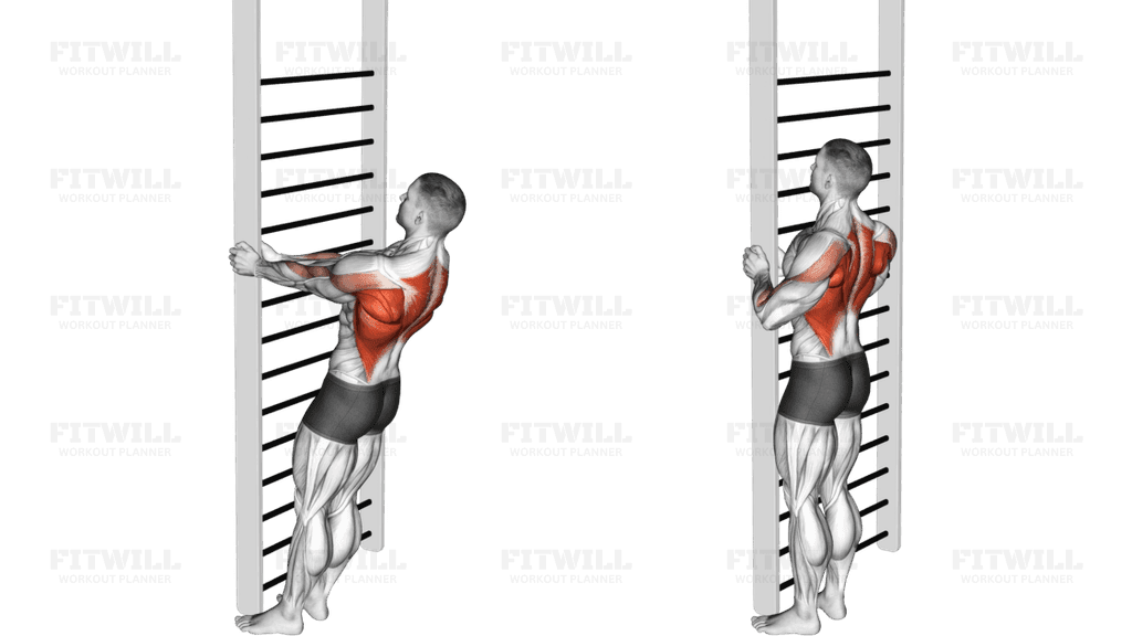 Bodyweight Standing Close-grip Row