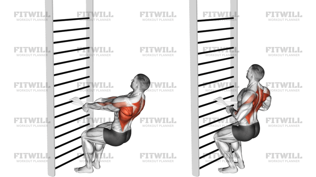 Bodyweight Squatting Row (with Towel)