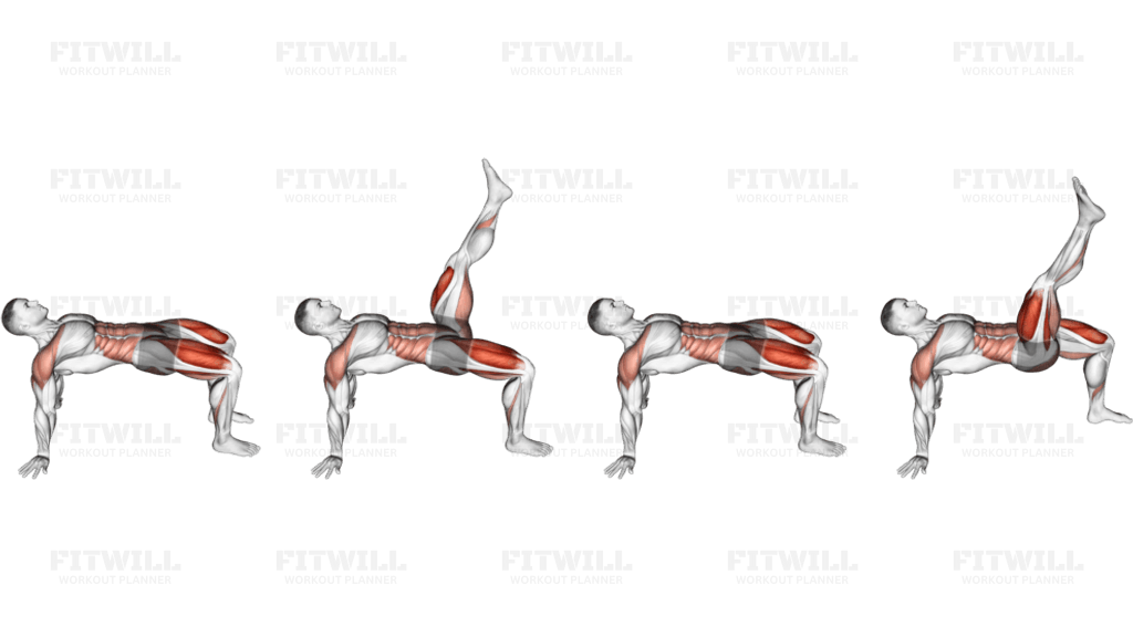 Reverse Plank with Leg Lift