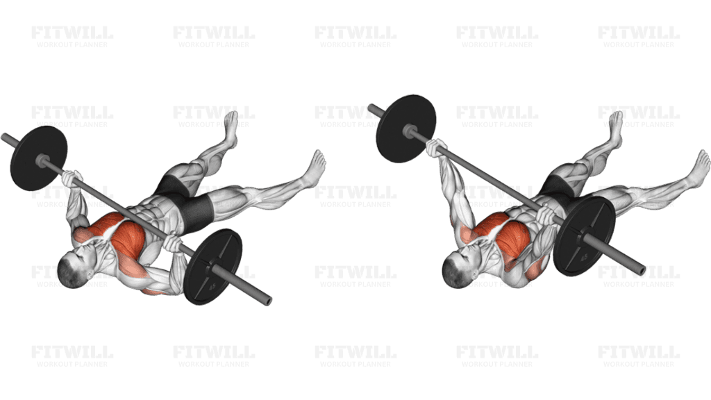 Barbell Floor Chest Press