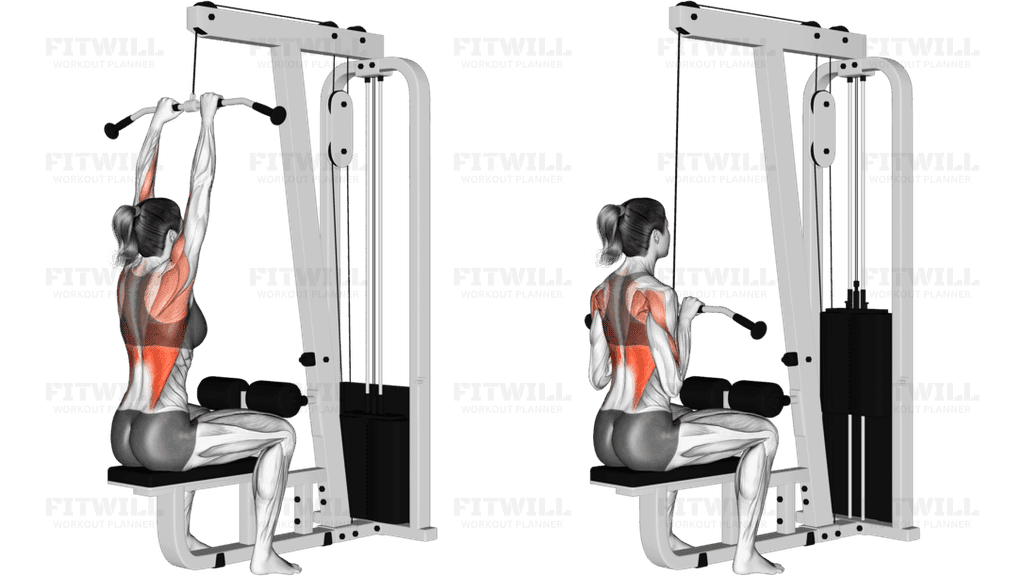 Cable Close-Grip Front Lat Pulldown