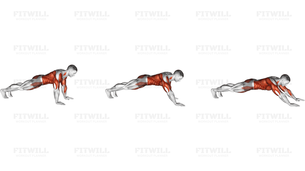 Front Plank Walkout