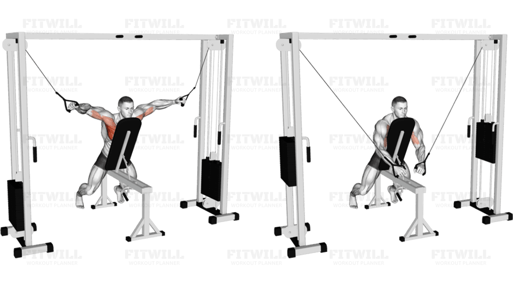 Cable Fly with Chest Supported