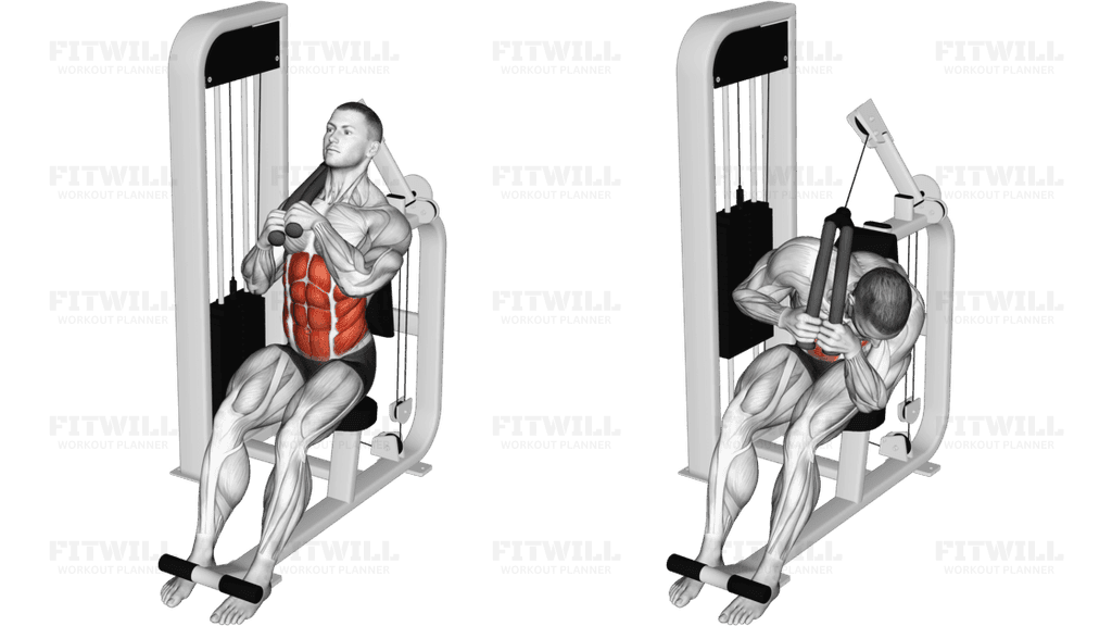 Lever Seated Left Side Crunch