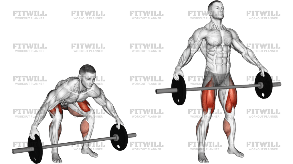 Barbell Reeves Deadlift