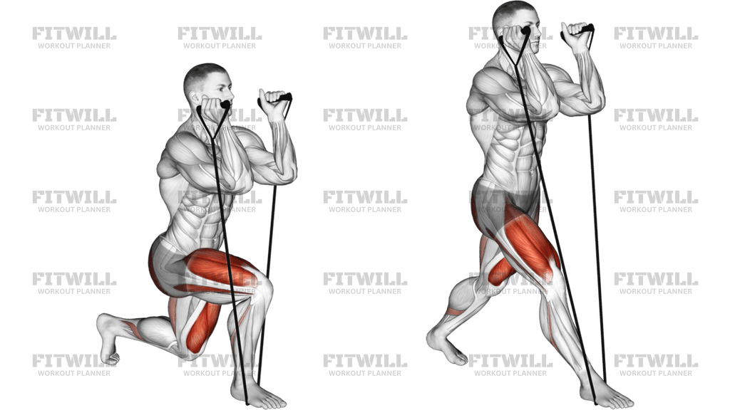 Band Split Squat