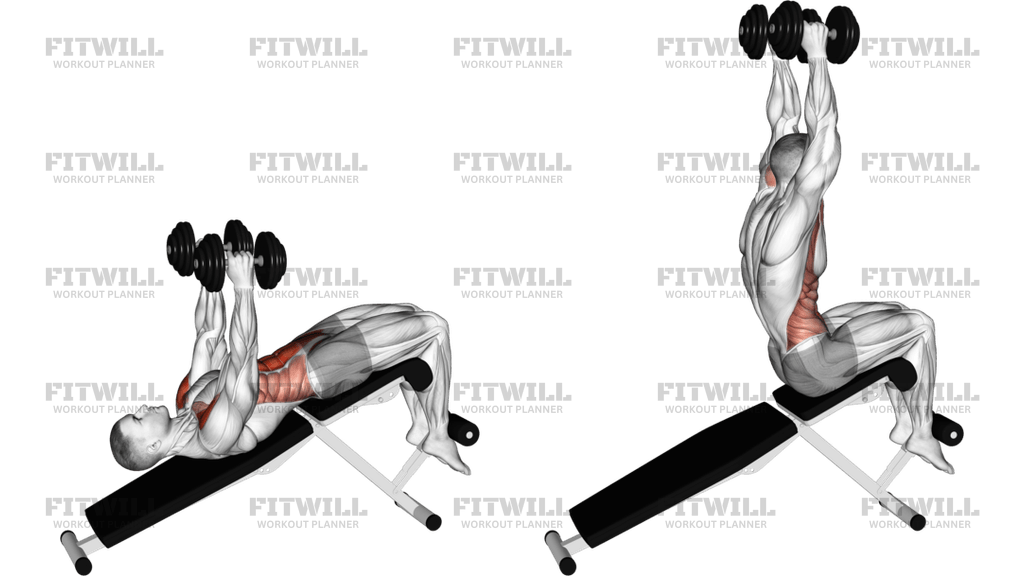 Dumbbell Decline Overhead Sit-up