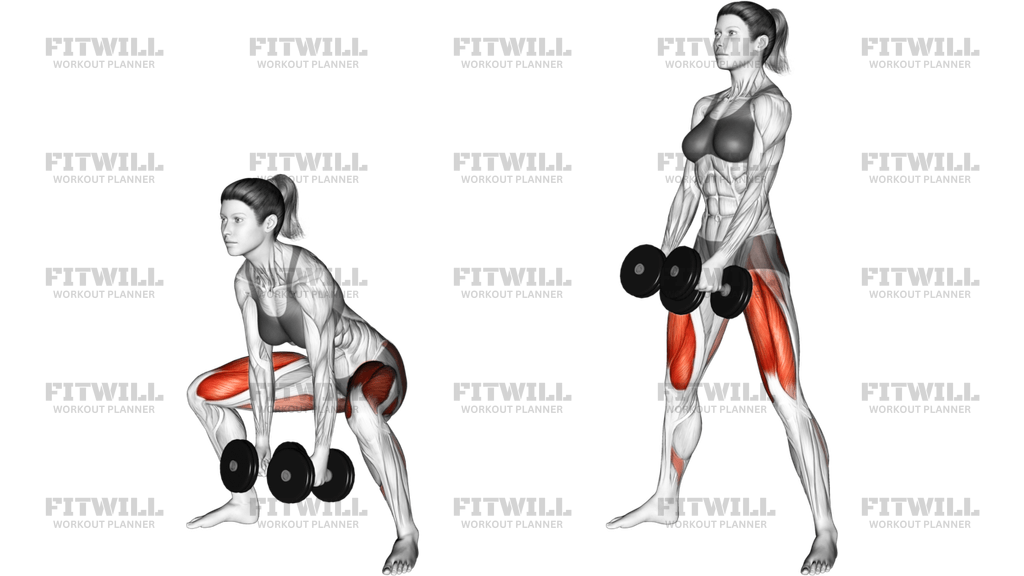 Dumbbell Sumo Deadlift