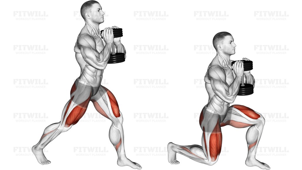 Dumbbell Goblet Split Squat