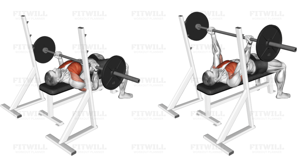 Barbell Reverse Grip Bench Press