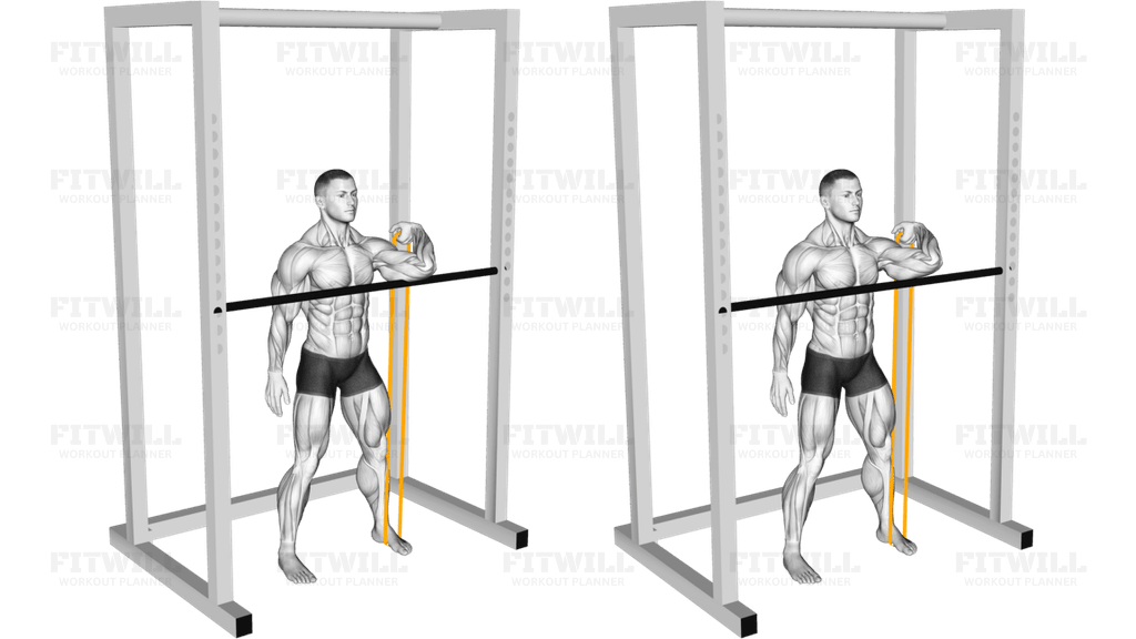 Resistance Band Assisted Front Rack Stretch