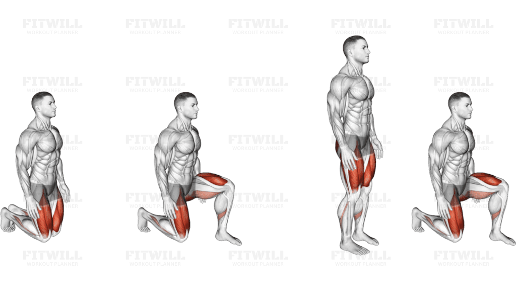 Bodyweight Kneeling Hold to Stand