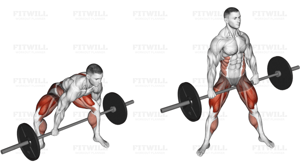 Barbell Jefferson Deadlift