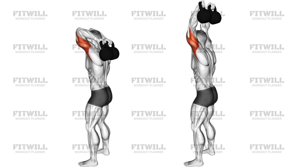 Kettlebell Overhead Triceps Extension