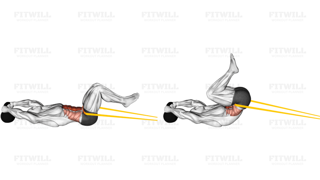 Resistance Band Reverse Crunch