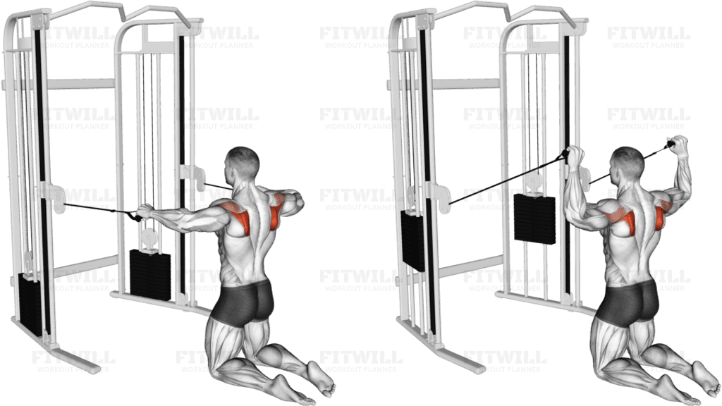 Cable Kneeling Shoulder External Rotation