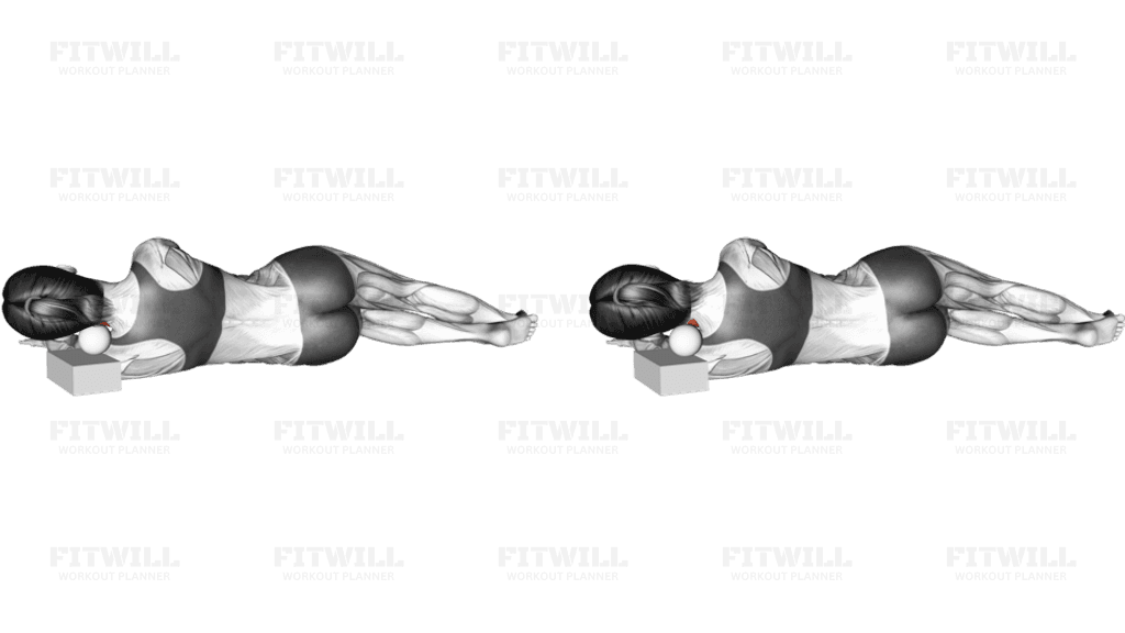 Roll Ball Side Lying Scalene Muscles Activation