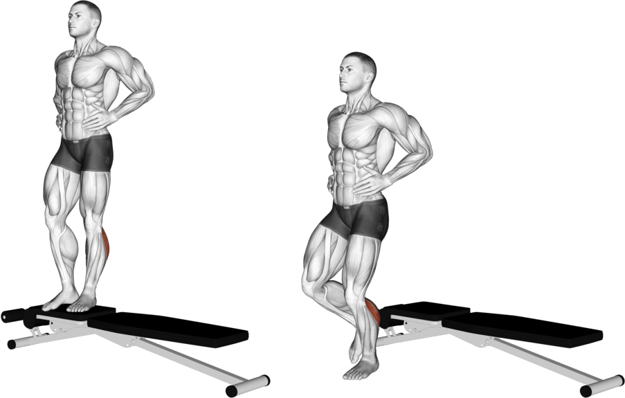 Box Jump Down with One Leg Stabilization