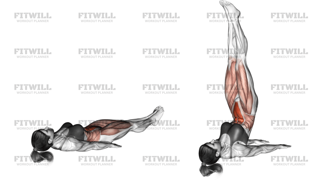 Lying Floor Legs Raises