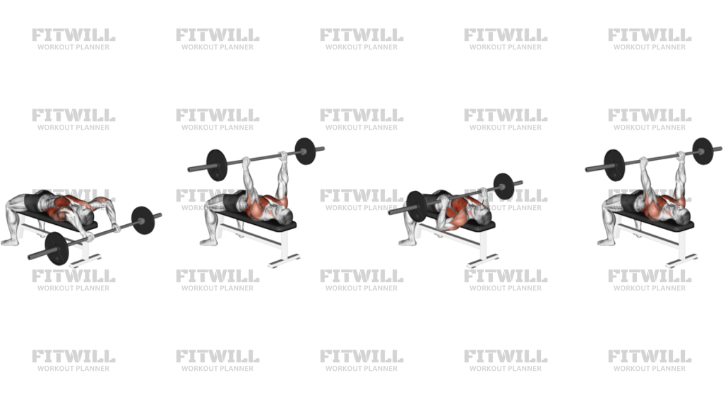 Barbell Pullover To Press